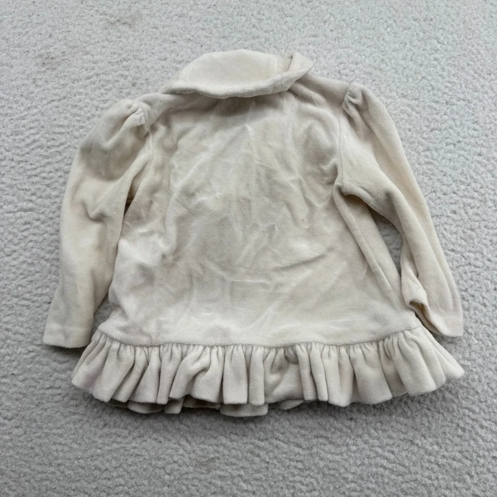 Ralph Lauren Sweater Dress Baby 12M White Mock Neck Long Sleeve Pony Super Soft